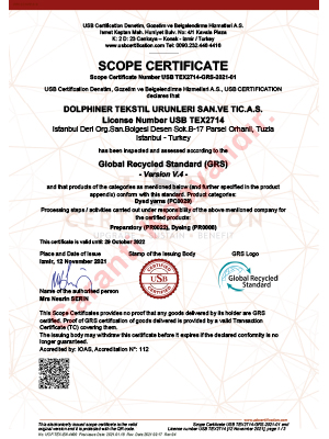 grs certificate